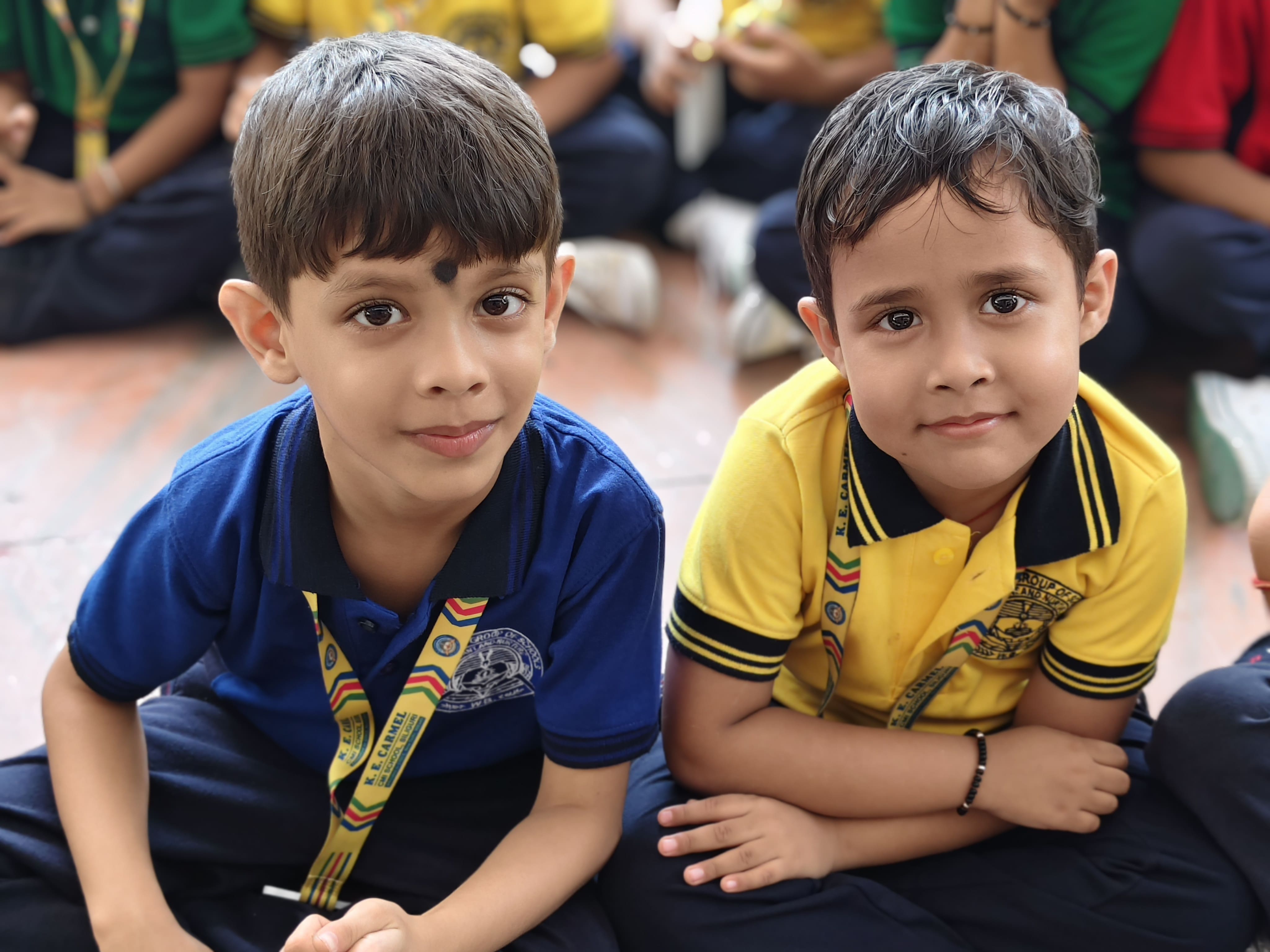 Students at K.E. Carmel School